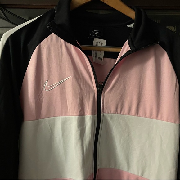 Nike Dri-Fit Academy Black Pink Striped Track Jacket AV5414 Men's Size m - Picture 4 of 5